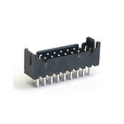 2.0mm PCB Konnektörleri Tel Yönetim Kurulu İçin Çift Sıralı Düz ​​Gofret Siyahı