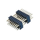 PCB Kartı Erkek 1.27 * 2.54mm Pin Başlık Konektörü Çift Sıra Çift Plastik SMT PA9T Pirinç H = 2.54