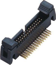 40P PA9T Siyah UL94V-0 Mandal Başlığı 1.27mm ejektör başlığı Sağ Açılı kısa tüp ambalaj