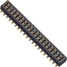 Dişi Çift Sıralı Başlık Konektörü SMT, Post 1.0AMP 1.27mm H = 2.0 ile