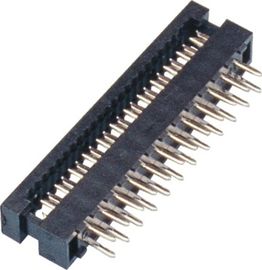 2.0mm DIP Fiş Konnektörü 2 * 12P PBT Siyah P / Bronz Kalay Kaplama ROHS