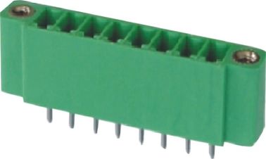 Erkek Takılabilir Düz DIP PA66 Terminal Blokları Konnektör 3.5mm 8P Kulakla