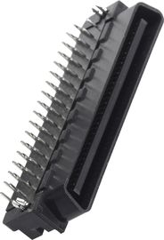 1.27mm T Tipi Erkek Bilgisayar Pim Konnektörleri 68 Pin Konnektör 90 ° DIP PBT Fosfor Bronz