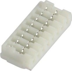 Dişi 1.5mm 2 ~ 20P Beyaz Gofret Tel Yönetim Kurulu Konnektörüne 1.0AMP