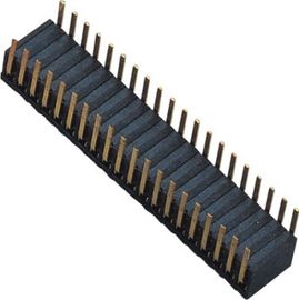 Fosfor Bronz 1.27mm 2x20 Erkek Başlık Çift Taraflı Ekleme 90 ° DIP H = 3.45 ROHS