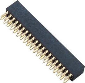 1.27mm H = 4.3 Dişi Başlık Konnektörü Çift Dişli İkili Satır Başlığı