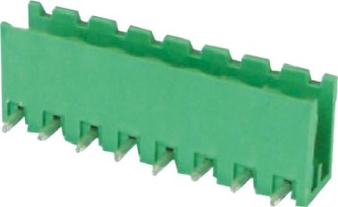 8 P PA66 Elektriksel Pcb Klemens Bağlantı Parçası Açık Tip 5.08mm