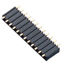SMT 2.54mm Kadın Başlık Konektörü PA9T UL94V-0 Tek Sıralı