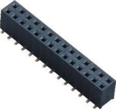 2.54mm Kadın Başlık Konektörü PA9T Pirinç fosfor bronz 3.0AMP