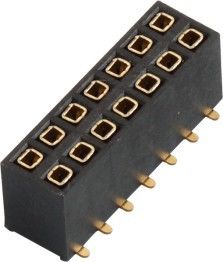 Mevcut Sinyal İletimi Dişi Başlık 2.54 Aralık 1000V AC / DC 3.0AMP