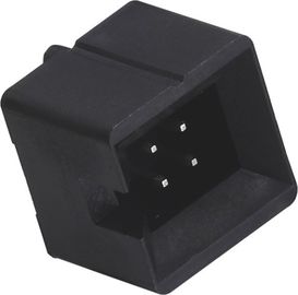 2.54mm 2 * 2P PA9T 1000V AC / DC Kutusu Başlık Konektörü Arka Kontak Malzemesi Pirinç