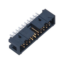 2.54 Pitch Box Başlık Konektörü veya PA9T Siyah Elektrolize yarı Altın Kalay