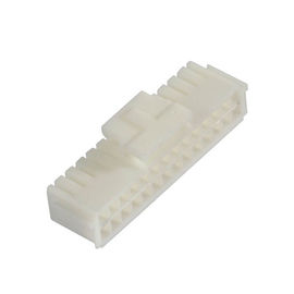 2.0mm Tel Kurulu Bağlayıcı Gofret Konut Çift Sıralı PA66 beyaz UL94V-0