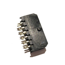 3.0 Pitch Micor Mini Fit Gofret Çift Sıra Düz Post LCP Siyah ROHS ile