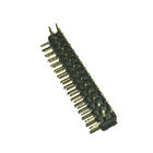 Sağ Açı Pin Başlığı 2mm Pitch Connector, PA9T Siyah Çift Sıralı