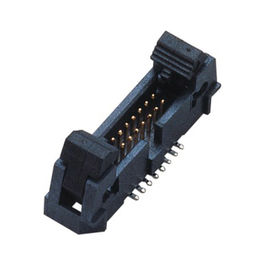 40P PA9T Siyah UL94V-0 Mandal Başlığı 1.27mm ejektör başlığı Sağ Açılı kısa tüp ambalaj