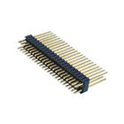 Ateşe dayanıklı 1.27mm * 2.54 Mm Pitch Header / PCB Board Erkek Pin Başlıkları