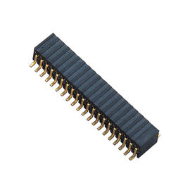 Fosfor Bronz 1.27mm 2x20 Erkek Başlık Çift Taraflı Ekleme 90 ° DIP H = 3.45 ROHS