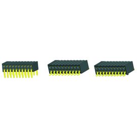 Fosfor Bronz 1.27mm 2x20 Erkek Başlık Çift Taraflı Ekleme 90 ° DIP H = 3.45 ROHS