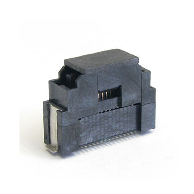 0.8mm Yiv Düz Düz Erkek Konnektör SMT PA9T UL94V-0 Panodan D Tipine