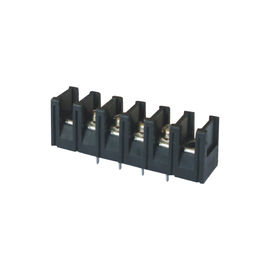 7.62mm terminal blokları Tek sıra PA66 siyah Kaplama Sn% 25 GF UL94V-0 Pirinç