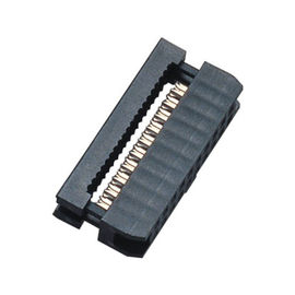 20 pin 2.00mm IDC Soket Konnektör Dişi Bump PBT Fosfor Bronz Sel Au / Sn