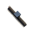 1.0mm 1 * 15P DIP PA9T Siyah Tek Pimli Başlık Konnektörü PCB Paketi için Pe Torbası