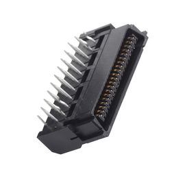 1.27mm T Tipi Erkek Bilgisayar Pim Konnektörleri 68 Pin Konnektör 90 ° DIP PBT Fosfor Bronz