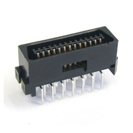 1.27mm T Tipi Erkek Bilgisayar Pim Konnektörleri 68 Pin Konnektör 90 ° DIP PBT Fosfor Bronz