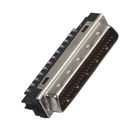 1.27mm Pitch 68 pin scsi konektörü D-tipi erkek kabuk, Ni üzerinden Au veya Sn ile eşleşir