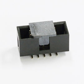 2.54mm 2 * 2P PA9T 1000V AC / DC Kutusu Başlık Konektörü Arka Kontak Malzemesi Pirinç