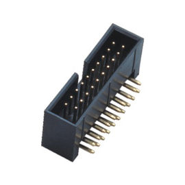 1.27 Pitch 90 Derece Eğme Pcb Güç Konektörü 1AMP 20mΩ Max 500V AC / DC