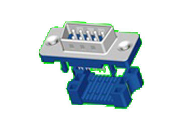 Erkek Çift Sıralı IDC Tip D Alt Konnektör PBT Pirinç 9 Pin Piercing hattı