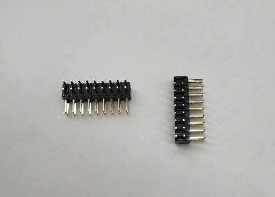 MP3 Pcb Çift Sıralı 2.0AMP 500V 3 Pin Sağ Açılı Başlık Konnektörü