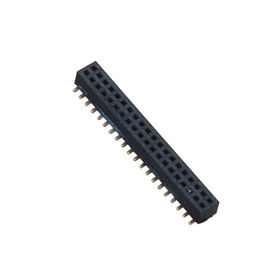 PA9T Pin Başlığı 2.54 Sağ Açı, Siyah Çift Sıra Pin Başlığı